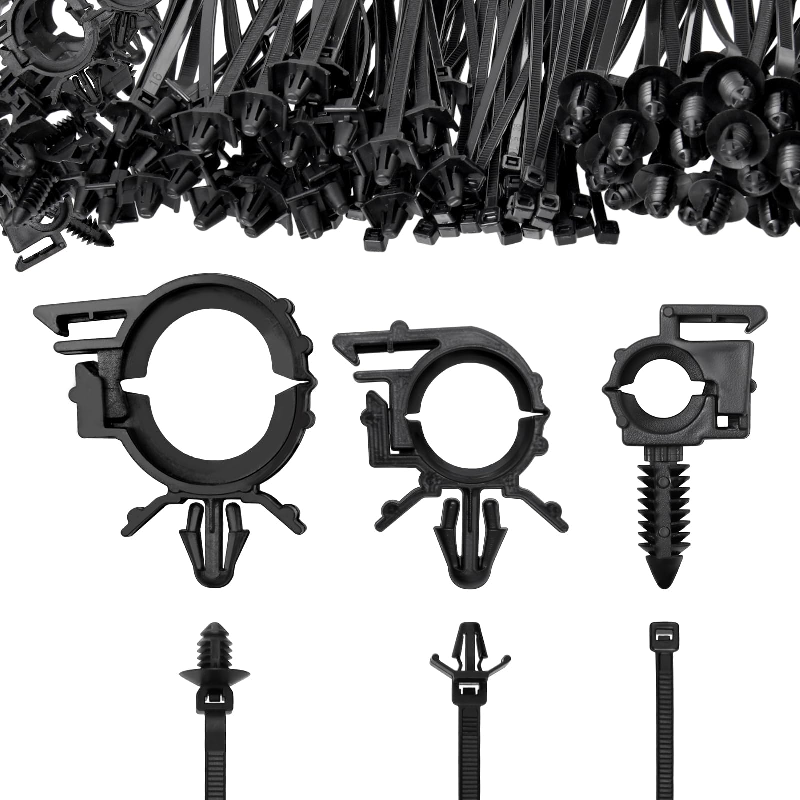 Éviter les courts-circuits grâce aux attaches en nylon à pousser LEONTOOL