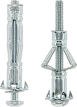 50 PCS Metal Drywall Expansion Bolts Screws Plasterboard Fixings Hollow Wall Anchors