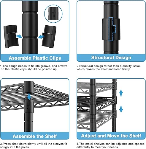 Miniatura 7 de Perchero Ulif F7, perchero de ropa resistente, percheros para colgar ropa, 6 niveles, estante de almacenamiento portátil independiente para armario,