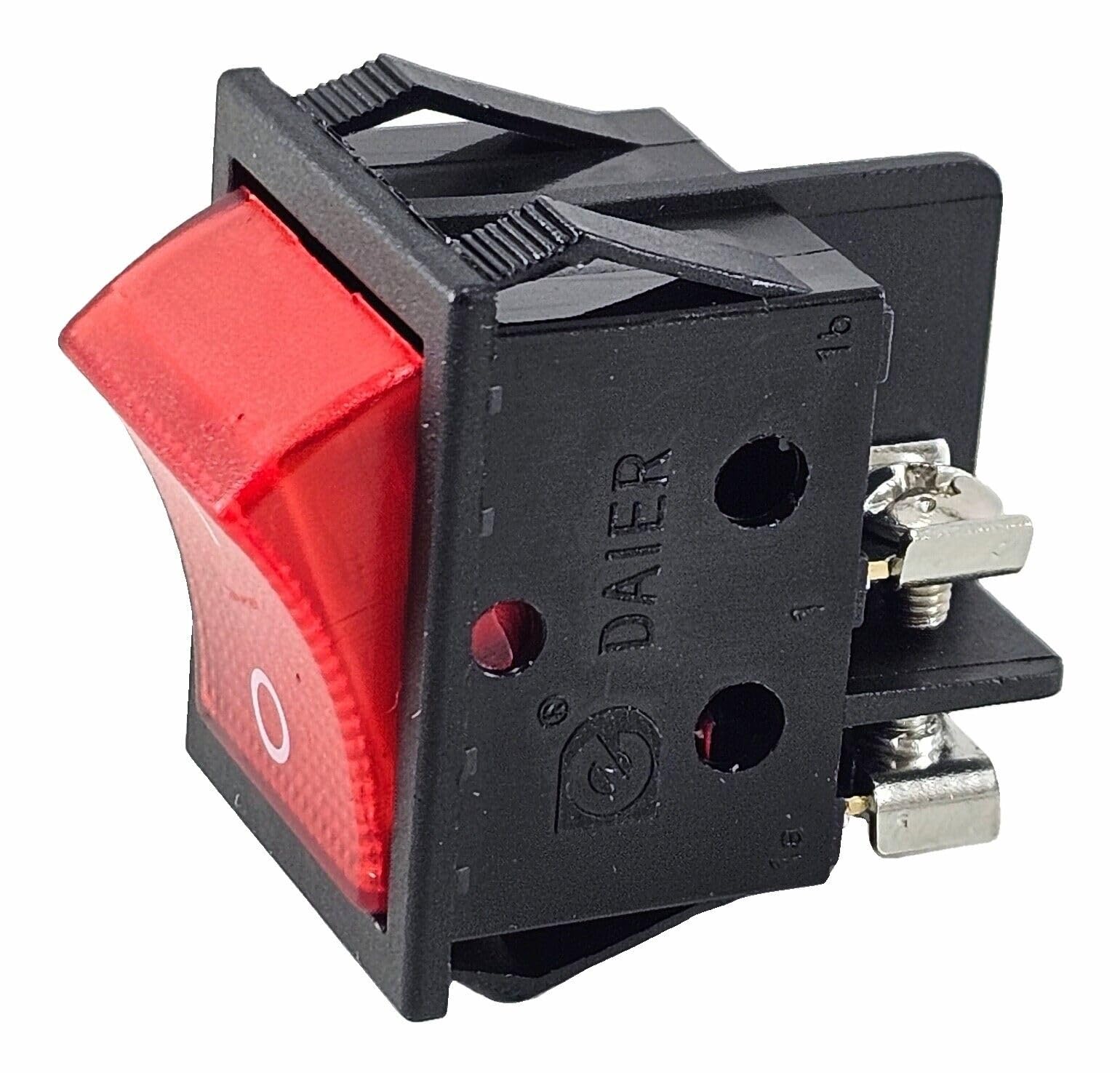 Interruttore A Bilanciere Rosso Con Contatti A Vite, 2 Poli - Foto 9