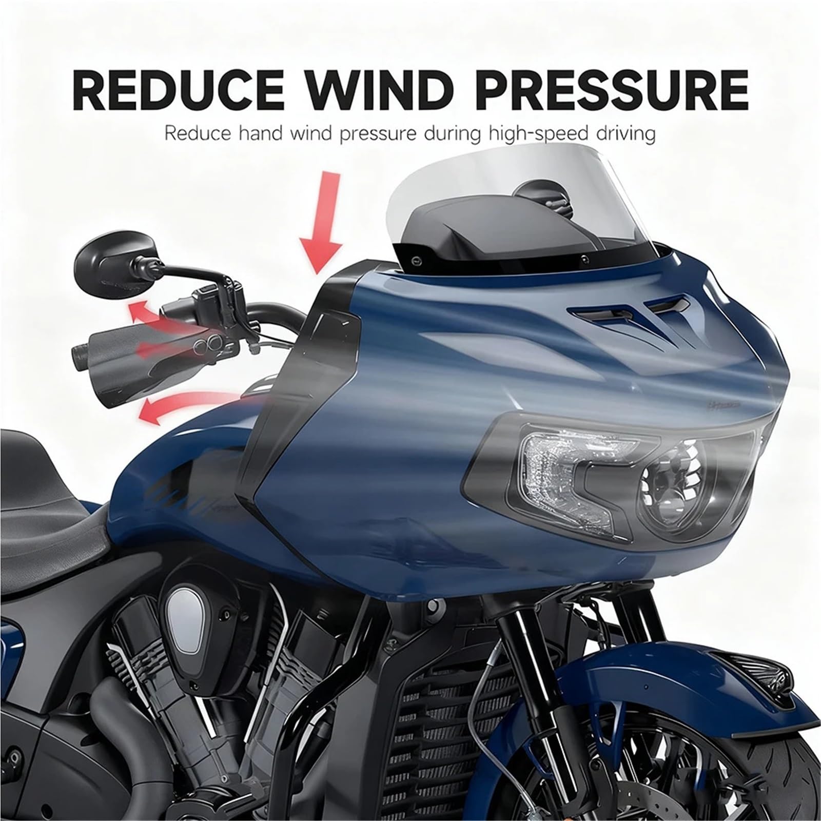 osłona dłoni motocykla Pasuje do wodza/Chieftaina osłona dłoni motocykla