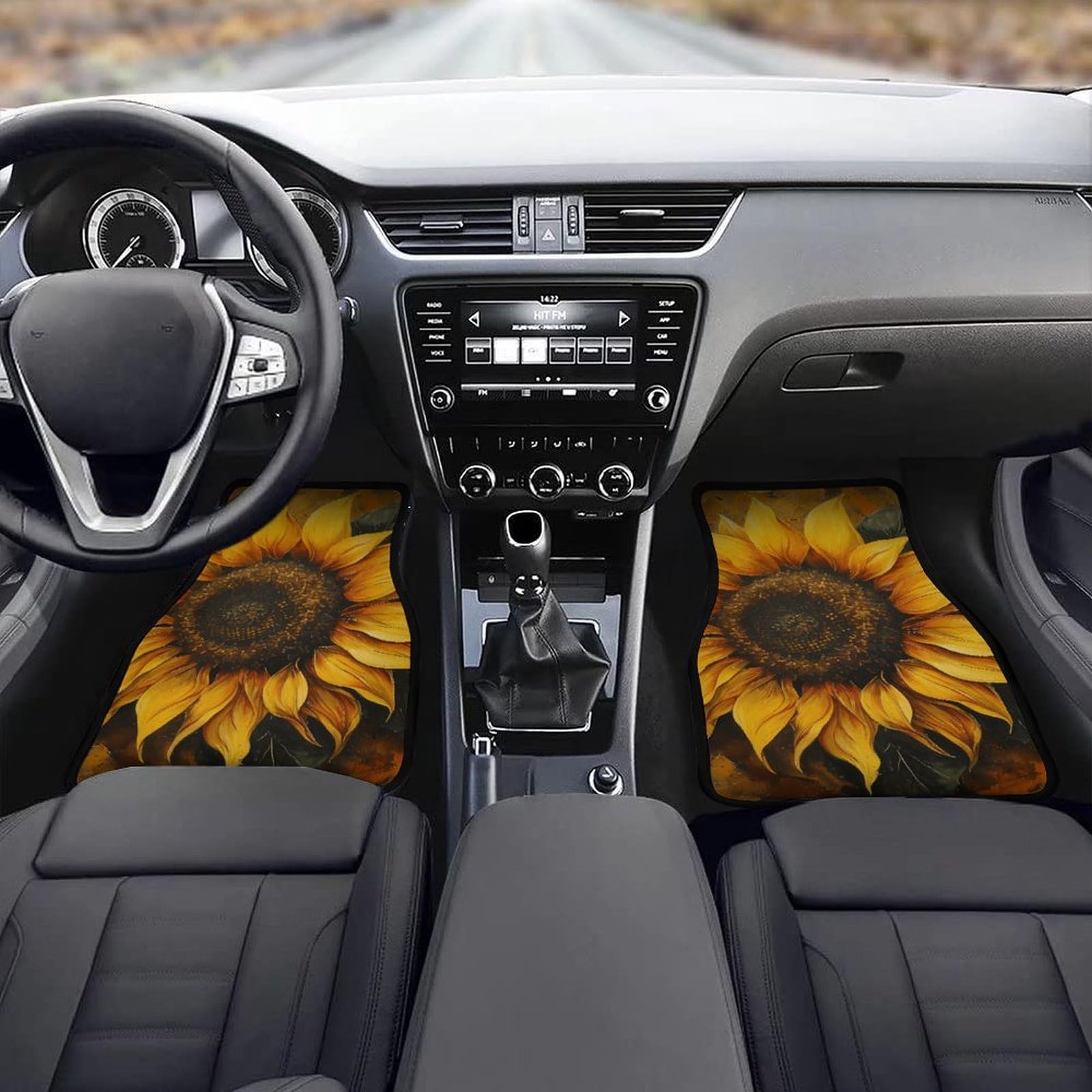 4 tappetini per auto, resistenti, antiscivolo, facili da pulire, adatti per la maggior parte delle auto, per tutte le stagioni, universali, adatti per SUV, berline e camion