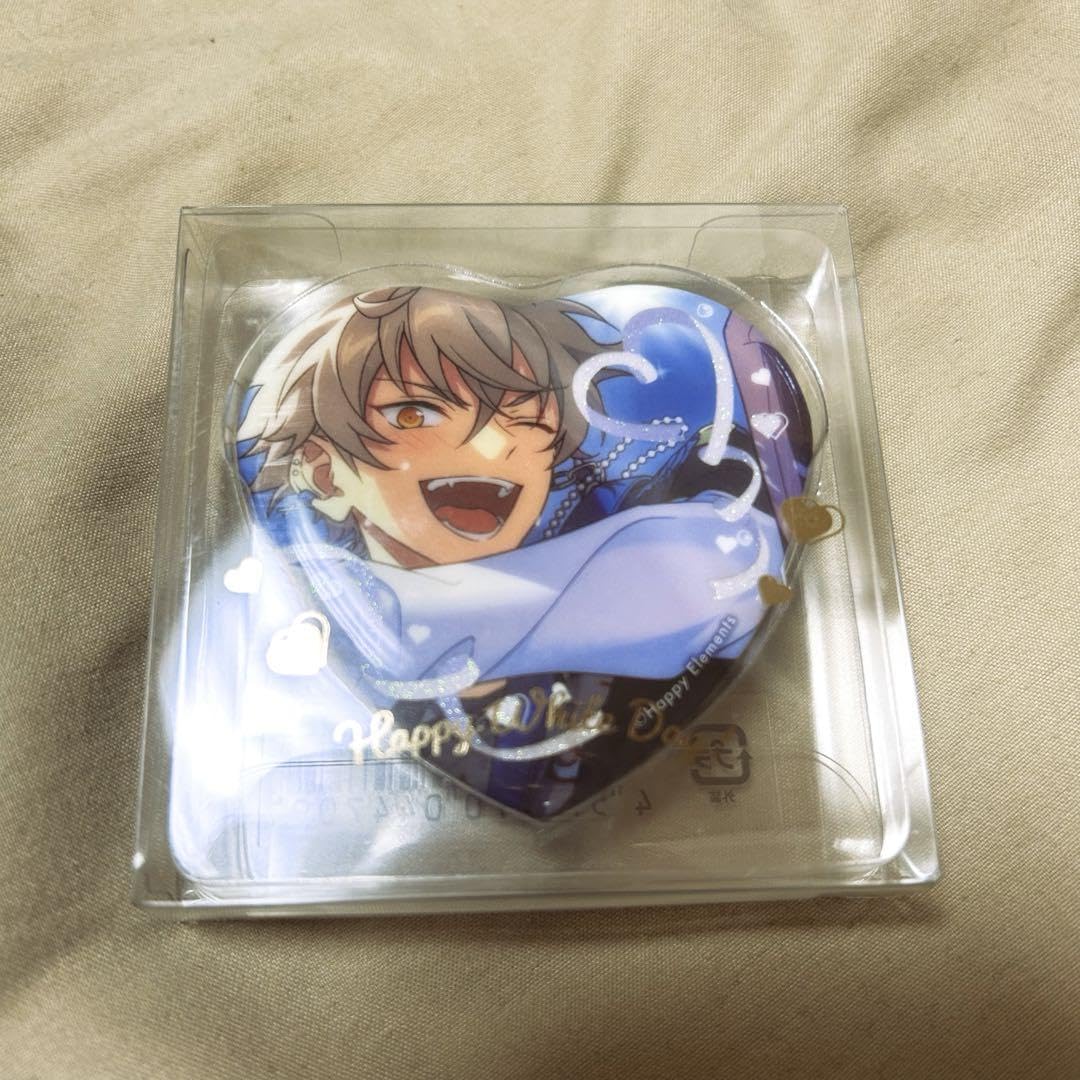 大神晃牙 ホワイトデーハート 缶バッジ