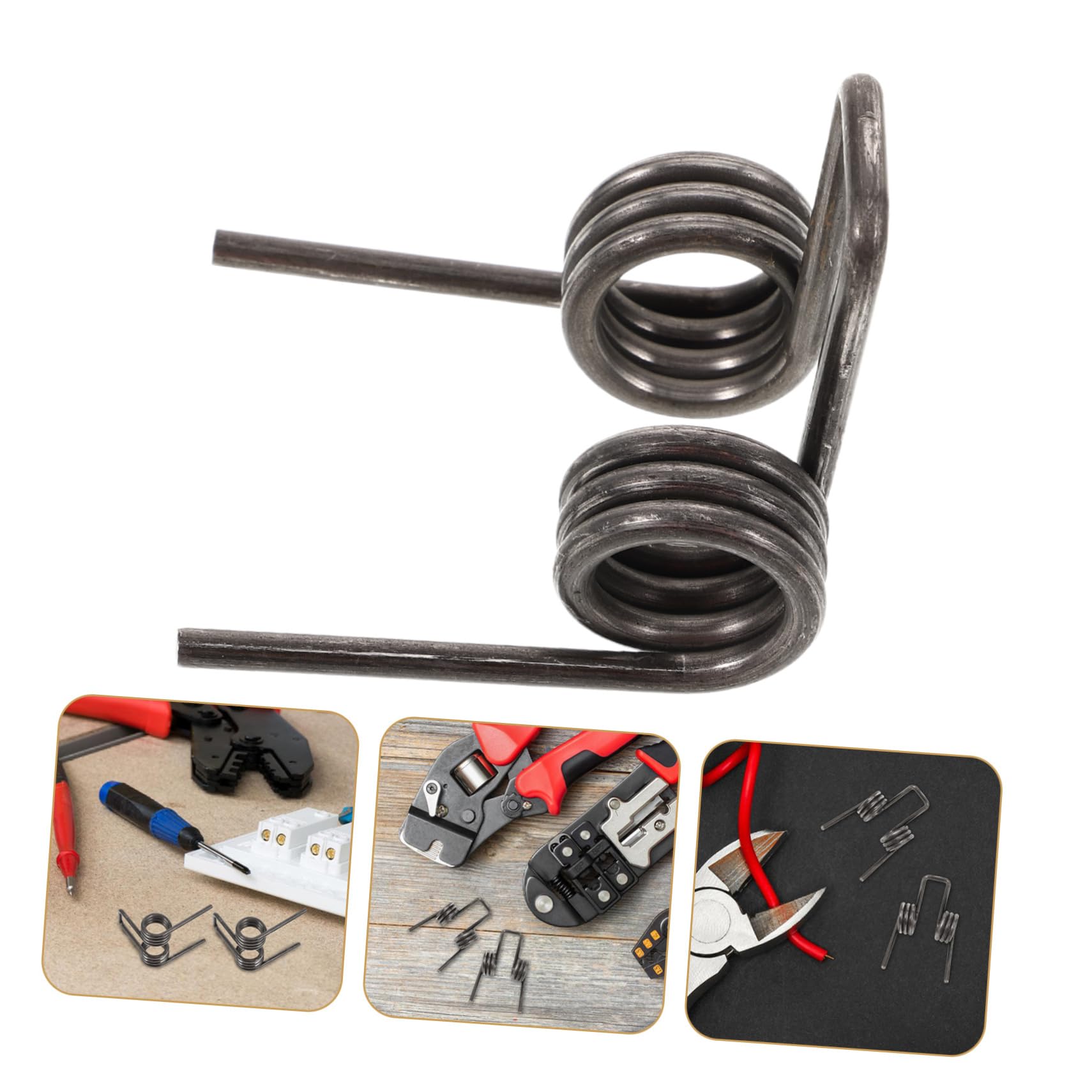 BUTIFULSIC Double Torsional Springs 2pcs 304 Stainless Steel Wire Stripper Home Repair Easy to Install
