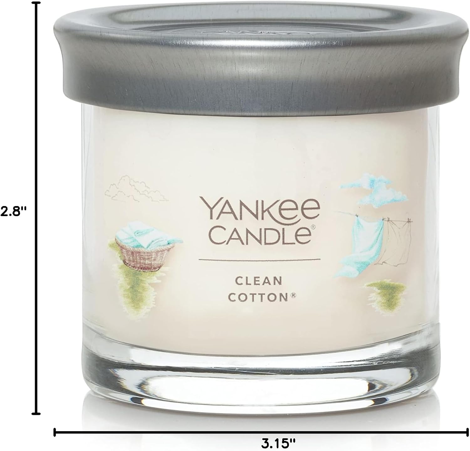 Clean Cotton Green Soy Small Tumbler Candle
