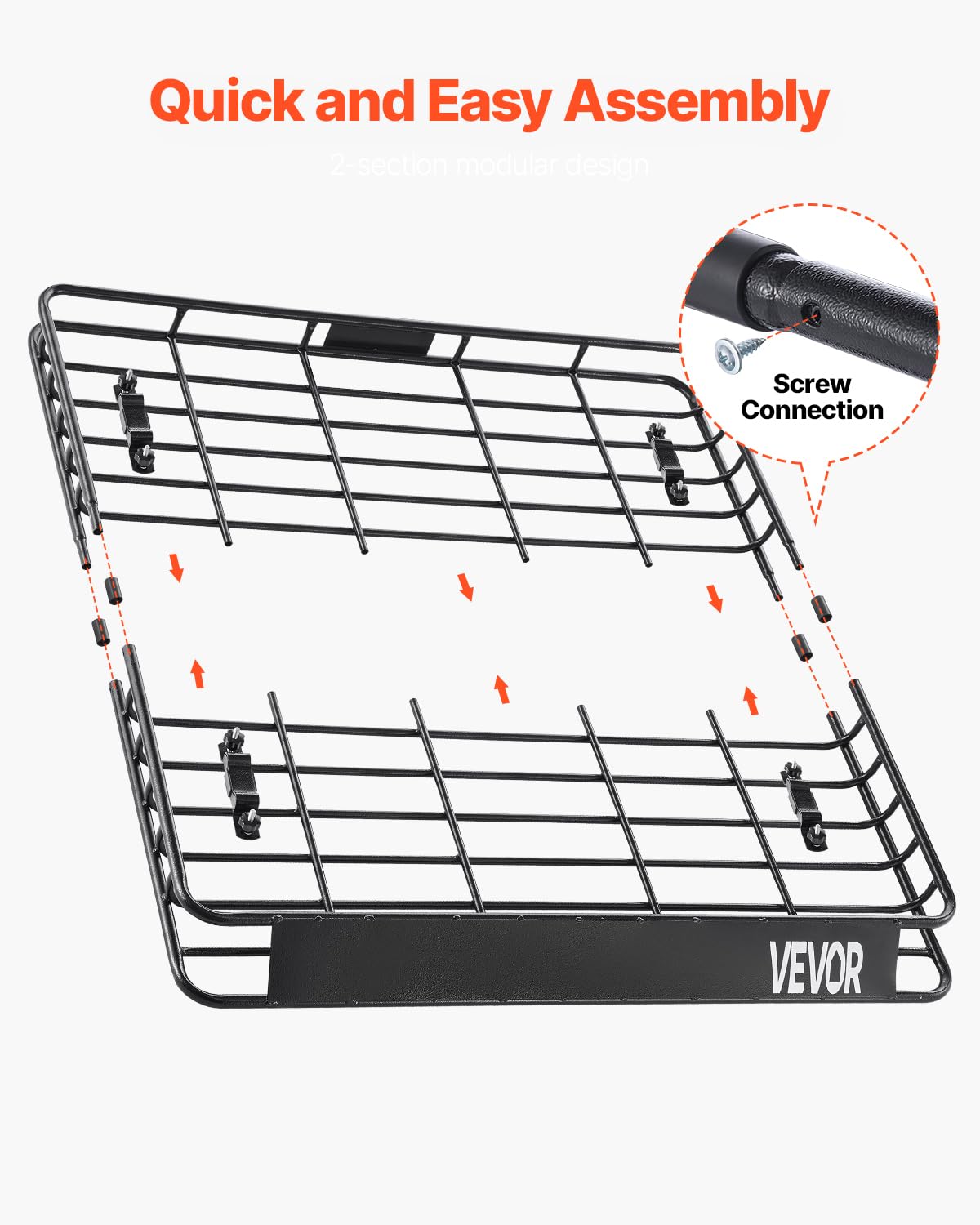 RELAX4LIFE Box da Tetto per Auto, Borsa da Tetto Impermeabile e Pieghevole con Cinghie di Fissaggio, Portapacchi Universale per Jeep, Auto, SUV (113.5 x 63.5 x 36.5 cm