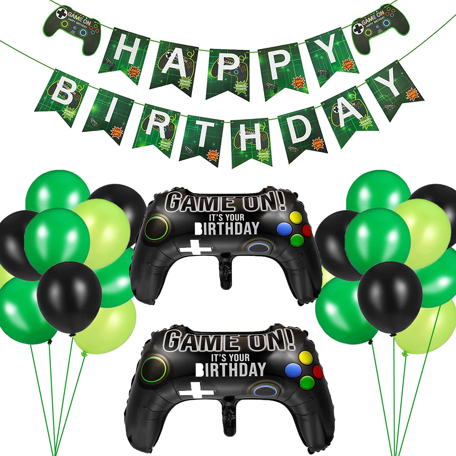 Amazon | 風船バルーン ビデオゲーム 誕生日 パーティー