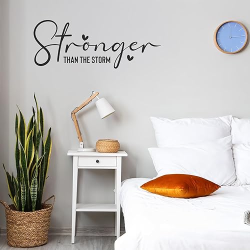 Miniatura 9 de Calcomanías de vinilo con citas inspiradoras calcomanías de pared motivacionales para despegar y pegar calcomanías de pared nunca te rindas nada es