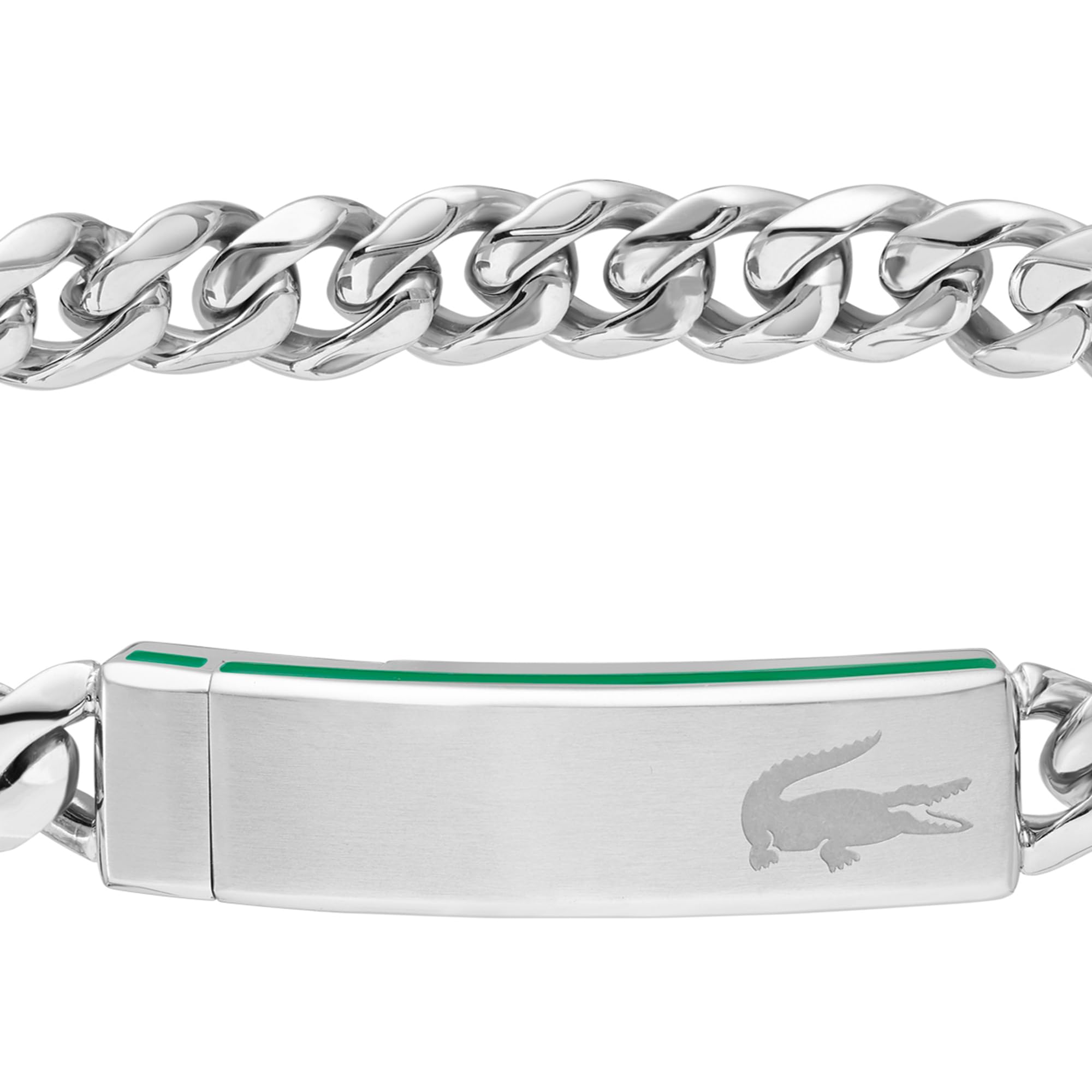 Lacoste Gliederarmband für Herren Kollektion BASELINE verfügbar aus Silber oder Schwarz