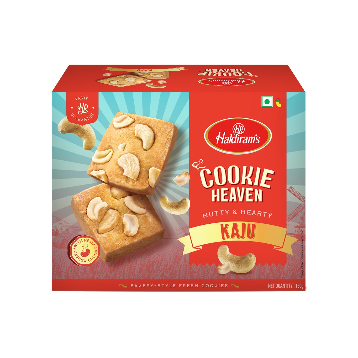 Haldirams Cookie Heaven: Kaju Cookies (Pack Of 4-150 g) (B0DFWS6C96) Amazon Price History, Amazon Price Tracker