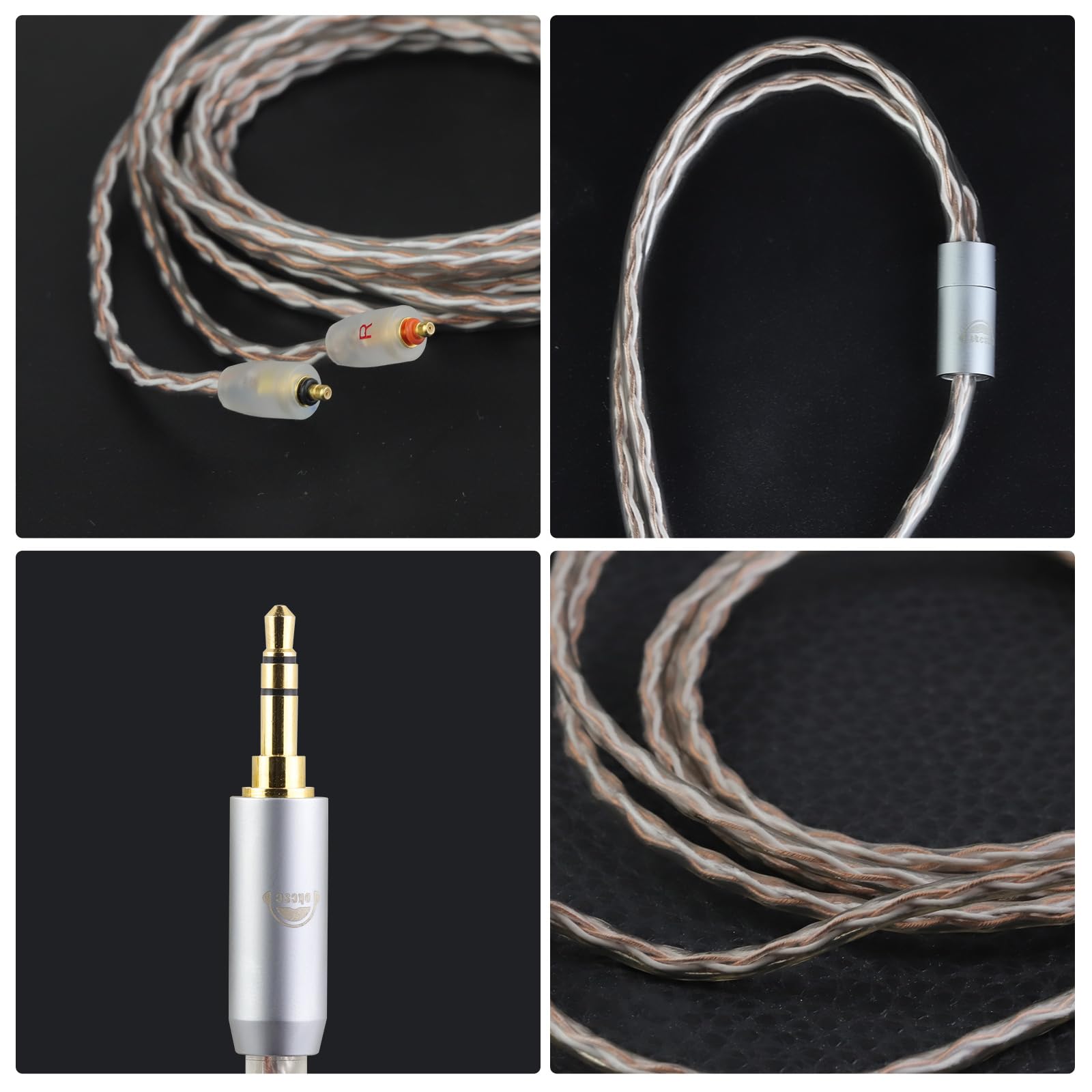 okcsc IPX Câble audio de rechange 3,5 mm vers prise jack stéréo IPX pour casque Bose Quiet Comfort QC25, QC35, On-Ear 2, OE2, OE2i