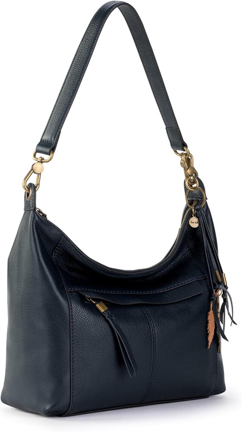 The Sak Alameda Hobo Bag - Premium Large Leather Women's Handbag for Everyday & Travel - Durable Purse With Zipper Pocket - Image 3