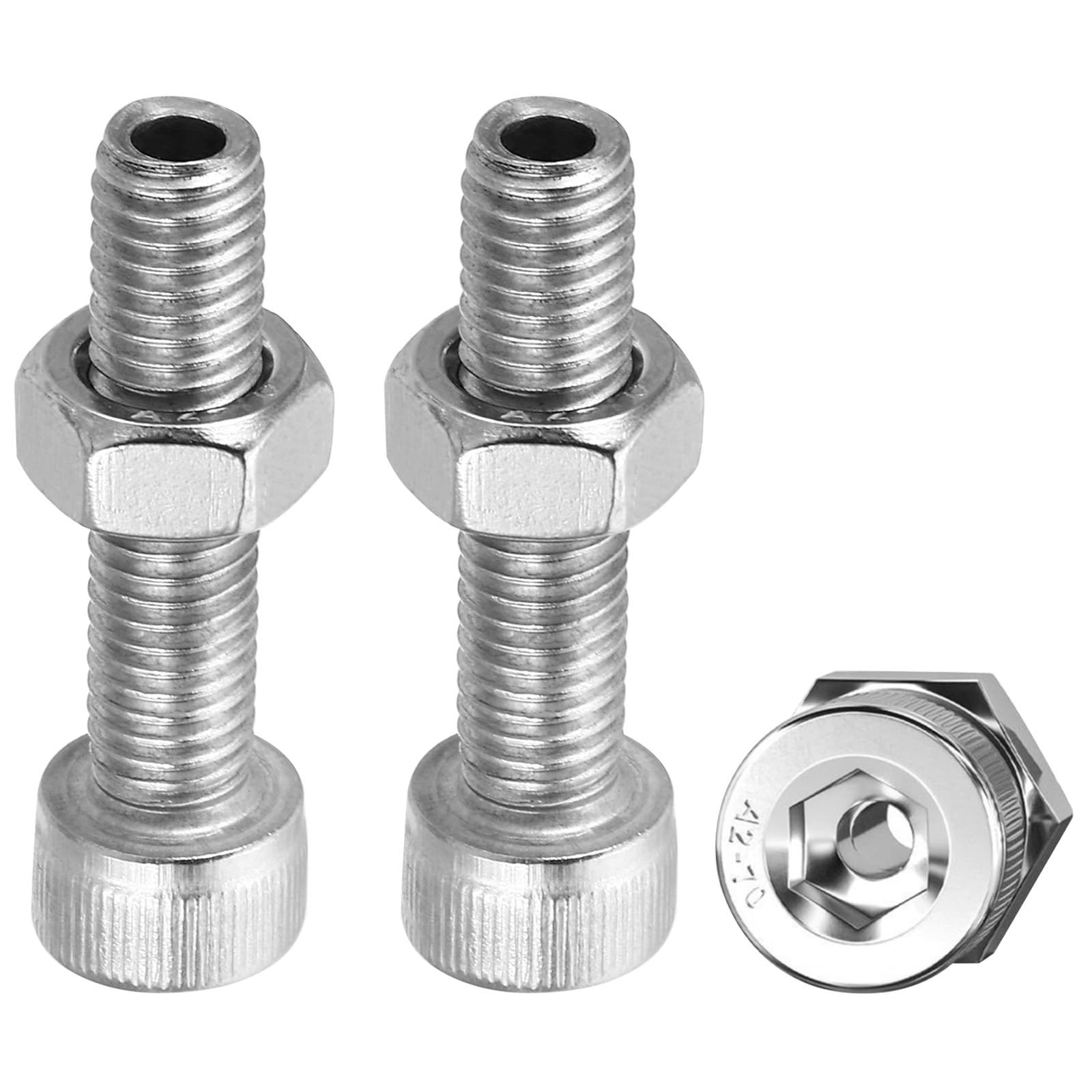 PATIKIL M8x35mm 304 Stainless Steel Hollow Bolt