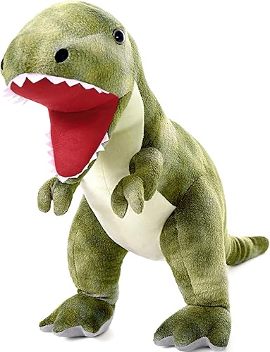 Miniatura 7 de MorisMos Animal de peluche de dinosaurio grande para niños, peluche grande de dinosaurio de 24 pulgadas para niñas, animal de peluche T-Rex,