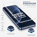 FIRST MART 3D Borderless Tempered Glass for Realme GT 8 Pro, Realme GT 8 & Realme 16 Pro | HD Clear Edge-to-Edge Screen Protector, 9H Scratch Resistant, Oleophobic, Case-Friendly | Pack of 1 gallery image