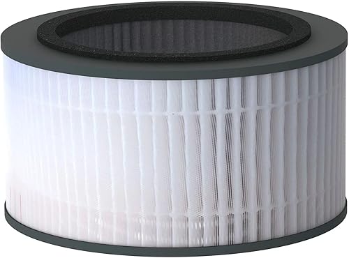 Bionaire - Filtro de aire, filtro de repuesto True HEPA 3 en 1 para purificadores de aire de escritorio y mini