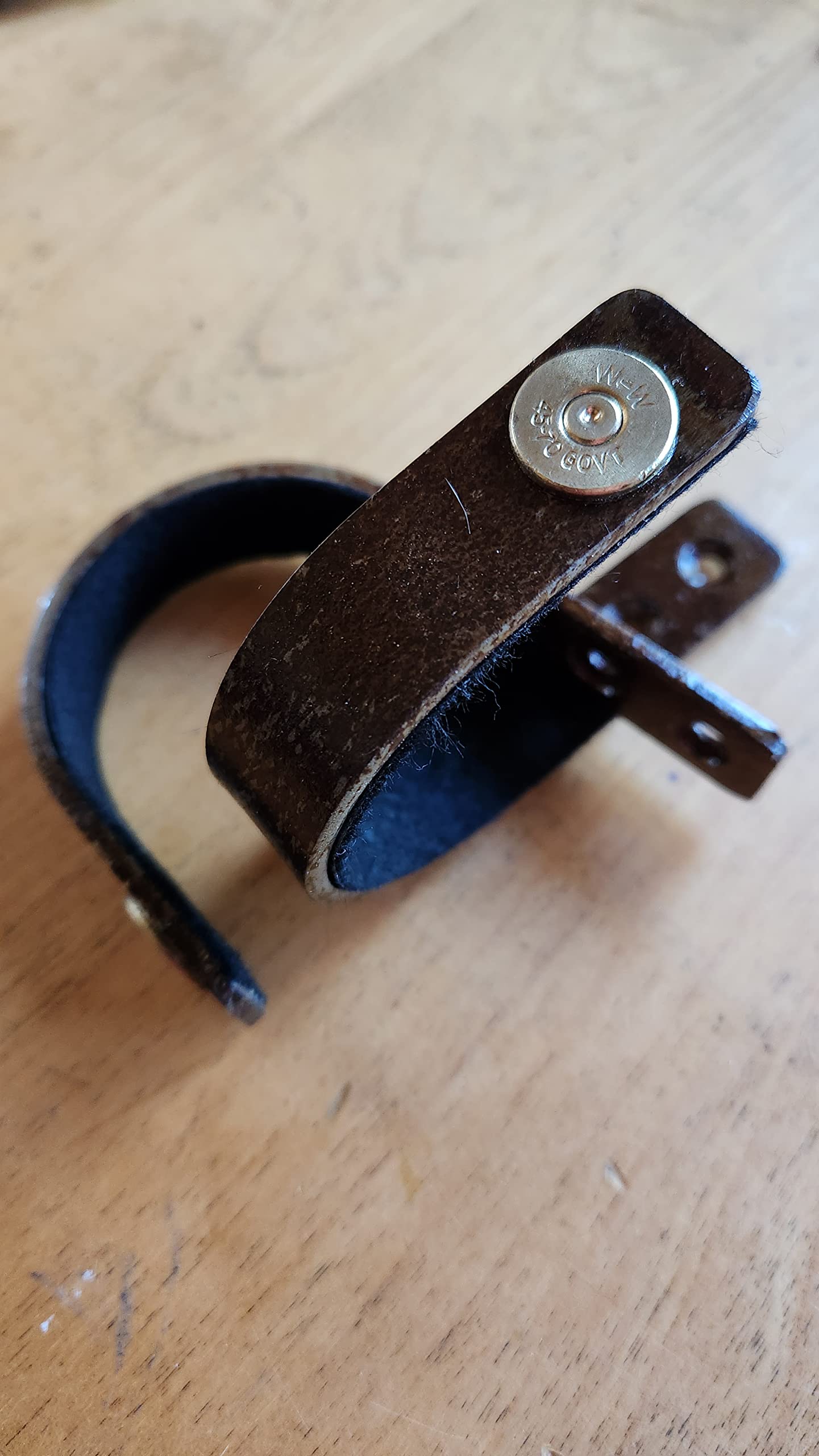 Gun Hangers Shotgun Muzzleloader Lever Action Wall Mount Gun Hooks Rack - Black & Rustic Finish (Rustic Finish, 50 Cal) Verdict Brackets, LLC - (Low Profile) -