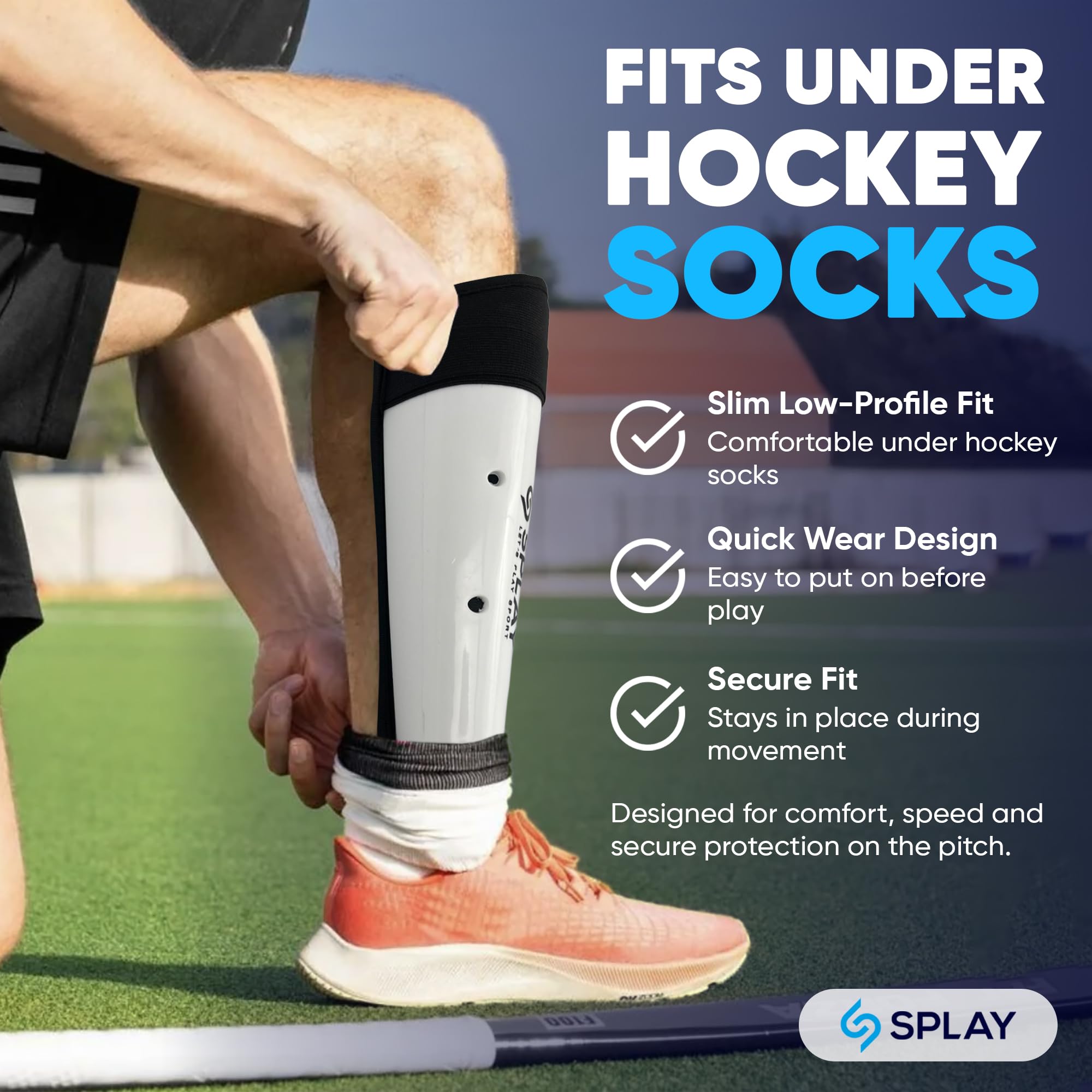 ES Splay Club Hockey Shin Pad
