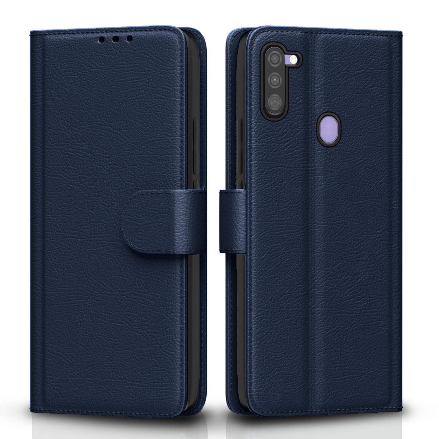 Pikkme Samsung Galaxy M11 Flip Cover PU Leather Wallet Case for Samsung Galaxy M11 (Blue) Pikkme Samsung Galaxy M11 Flip Cover PU Leather Wallet Case for Samsung Galaxy M11 (Blue)