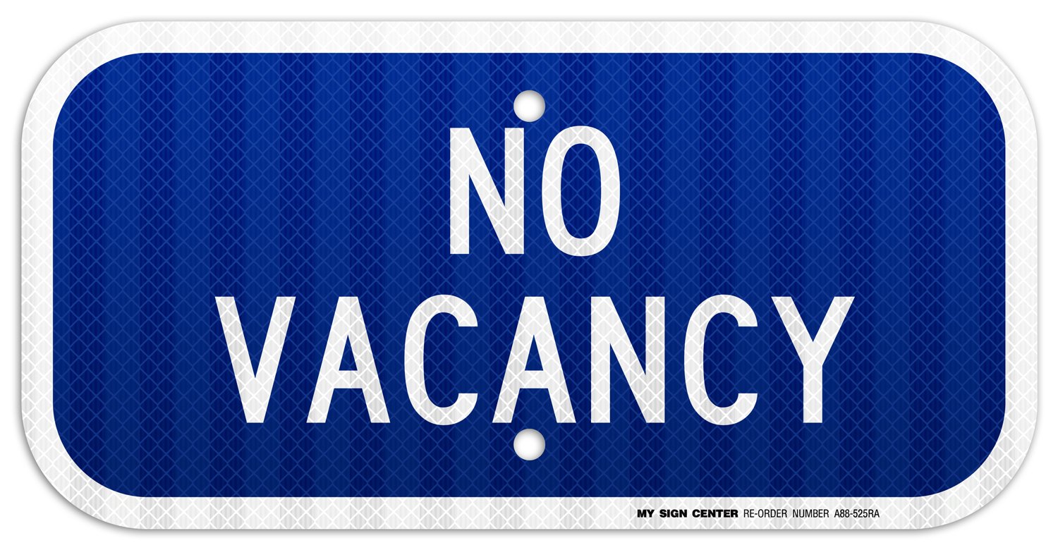 Panneau No Vacancy résistant aux intempéries pour hébergement chic - 6