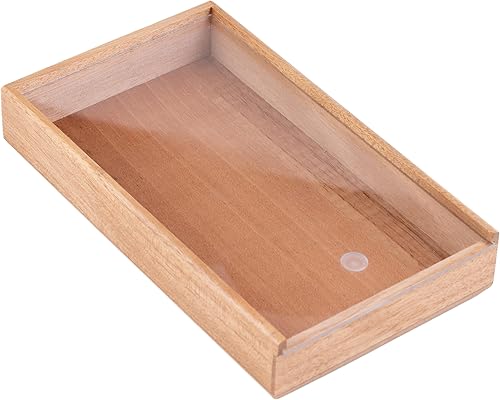 Miniatura 7 de Prestige Import Group - Caja de almacenamiento de madera promocional de 2 cigarros con tapa deslizante - Almacenamiento de uso general - 1 pieza