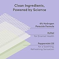 Vista 3 de Tiras blanqueadoras dentales, resultados profesionales, máxima potencia blanqueadora, sabor a menta fresca, 14 tratamientos