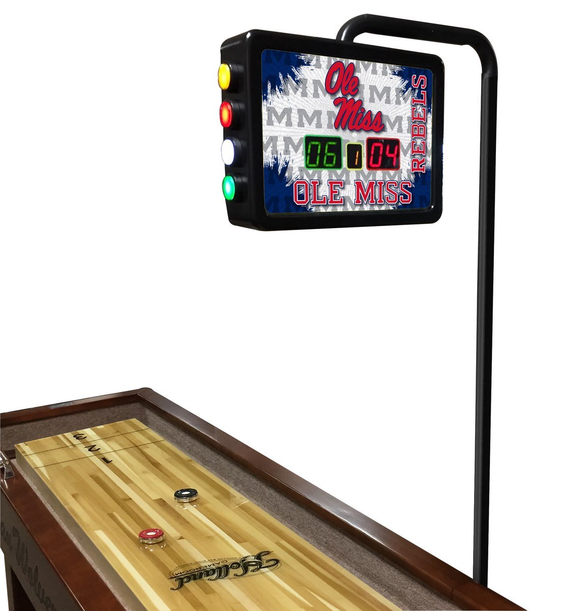 Holland Bar Stool Co. Ole' Miss Electronic Shuffleboard Scoring Unit - Officially Licensed