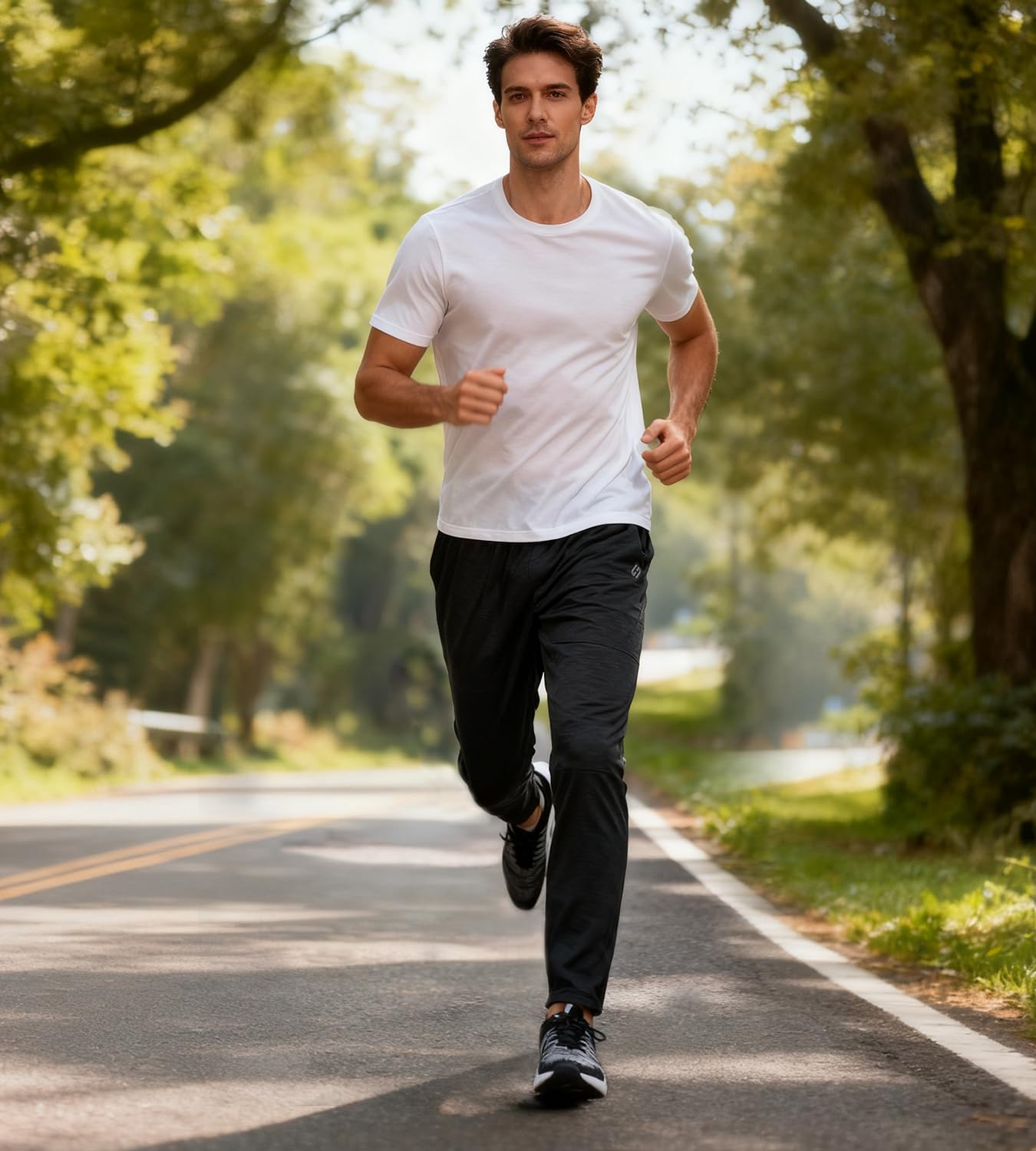 HODOSPORTS 32"/34"/36"/38"/40" Inseam Tall Mens Sweatpants Zipper Pocket Extra Tall Joggers Workout Pants - Image 3