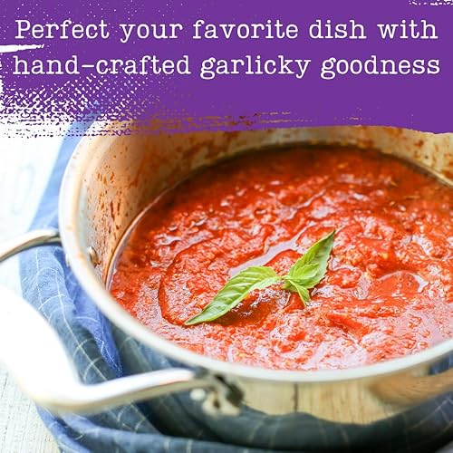 Vista 12 de Garlic Gold Aceite de oliva virgen extra infundido con ajo, certificado orgánico USDA premium, bajo FODMAP, prensado en frío (8.5 fl oz, 2 unidades)