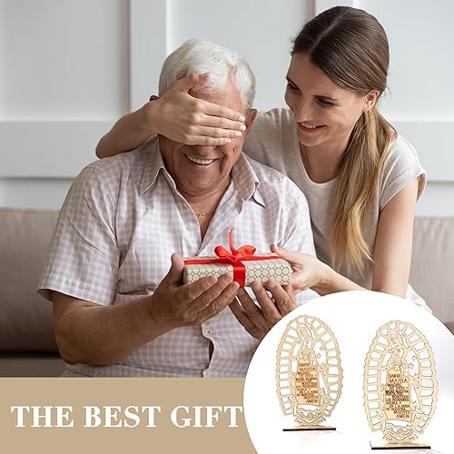 Miniatura 5 de 12 Piezas De Centros De Mesa De Madera Para Bautizo, Centros De Mesa Para Bautizo Bodas Decoraciones, Mi Primera Comunión Decoraciones, Decoraciones