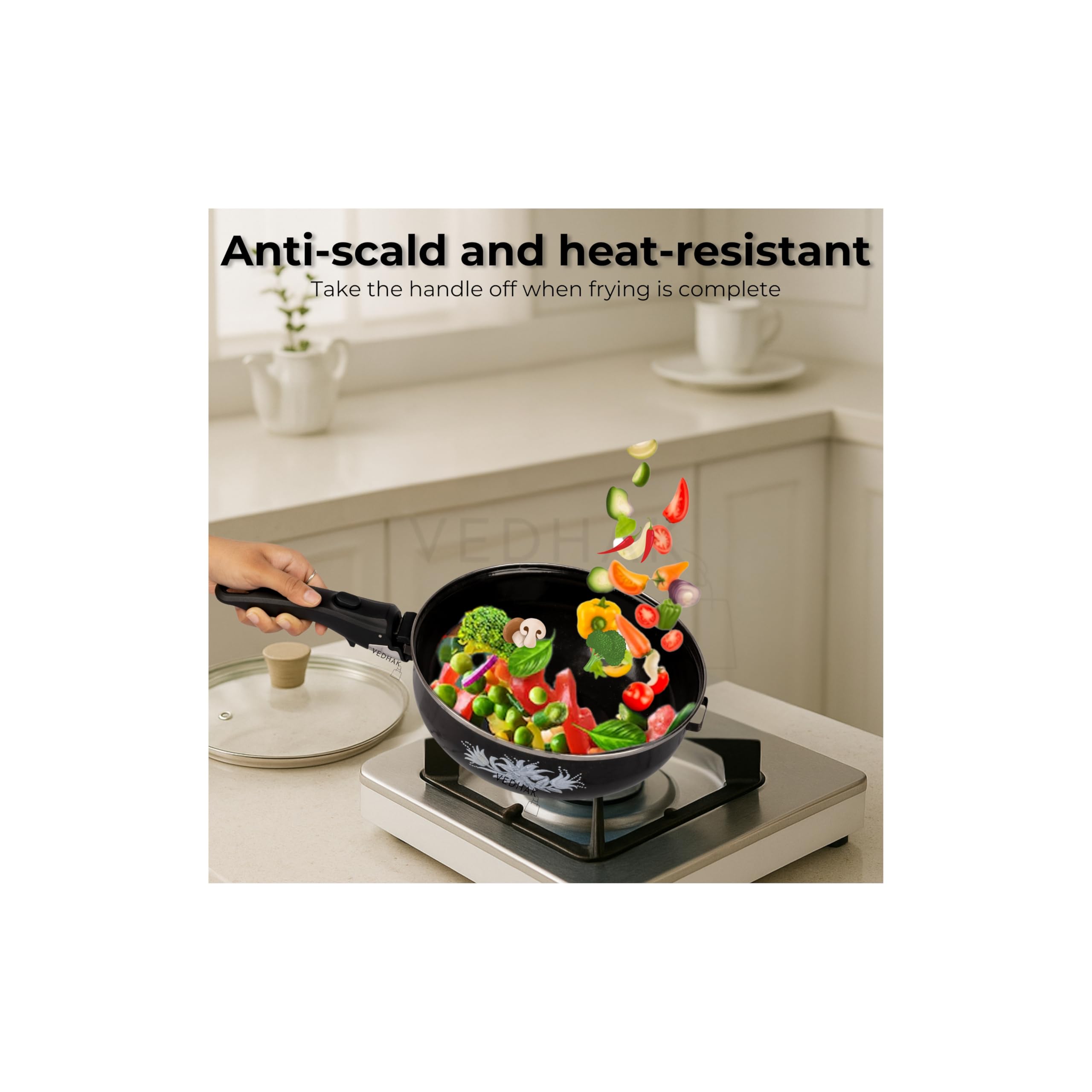 Pull Handle Multipurpose/Removable Handle for Kitchen Cookware - Uncoated Detachable Pan and Pot Dismountable Clip Grip. — Amazon image 8