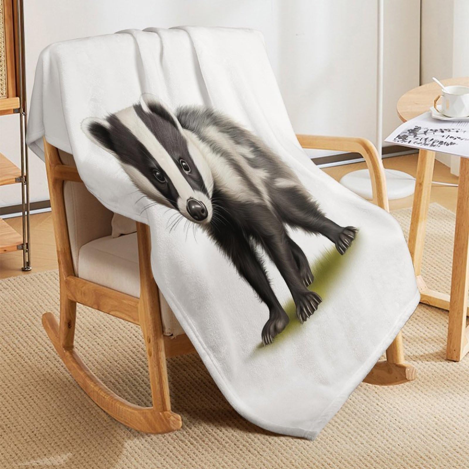 Dachs Dick Decke Weich Wärme Gemütlich Flannel-Fleece Sofadecke Deckeldecke Wohndecke Oder Tagesdecke, Decken Für Couch （140×180cm）