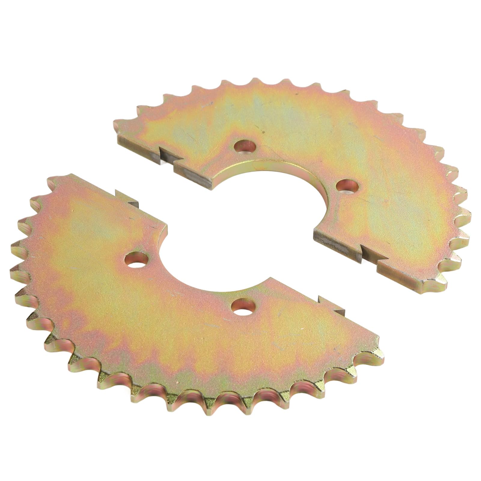 Pignon de chaîne 530 37T séparable, pignon en Acier à 37 Dents pour ATV et Karts, alésage de 58 mm avec 4 Trous, Denture de Remplacement Durable pour Les systèmes de Transmission