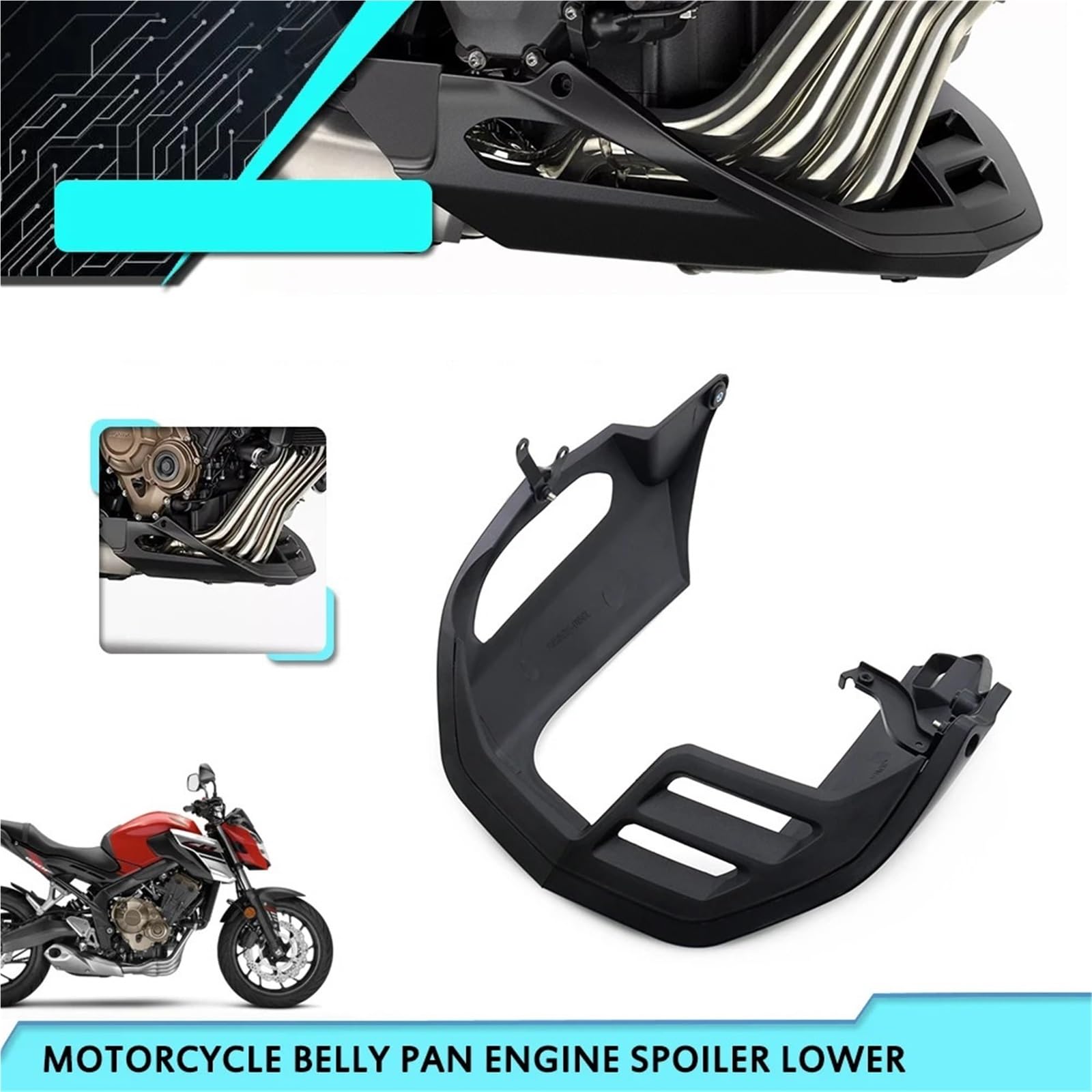 Telaio del corpo Kit Adatto per Honda CB650R CB650R 2019-2024 Protezione per carenatura inferiore del motore e del telaio