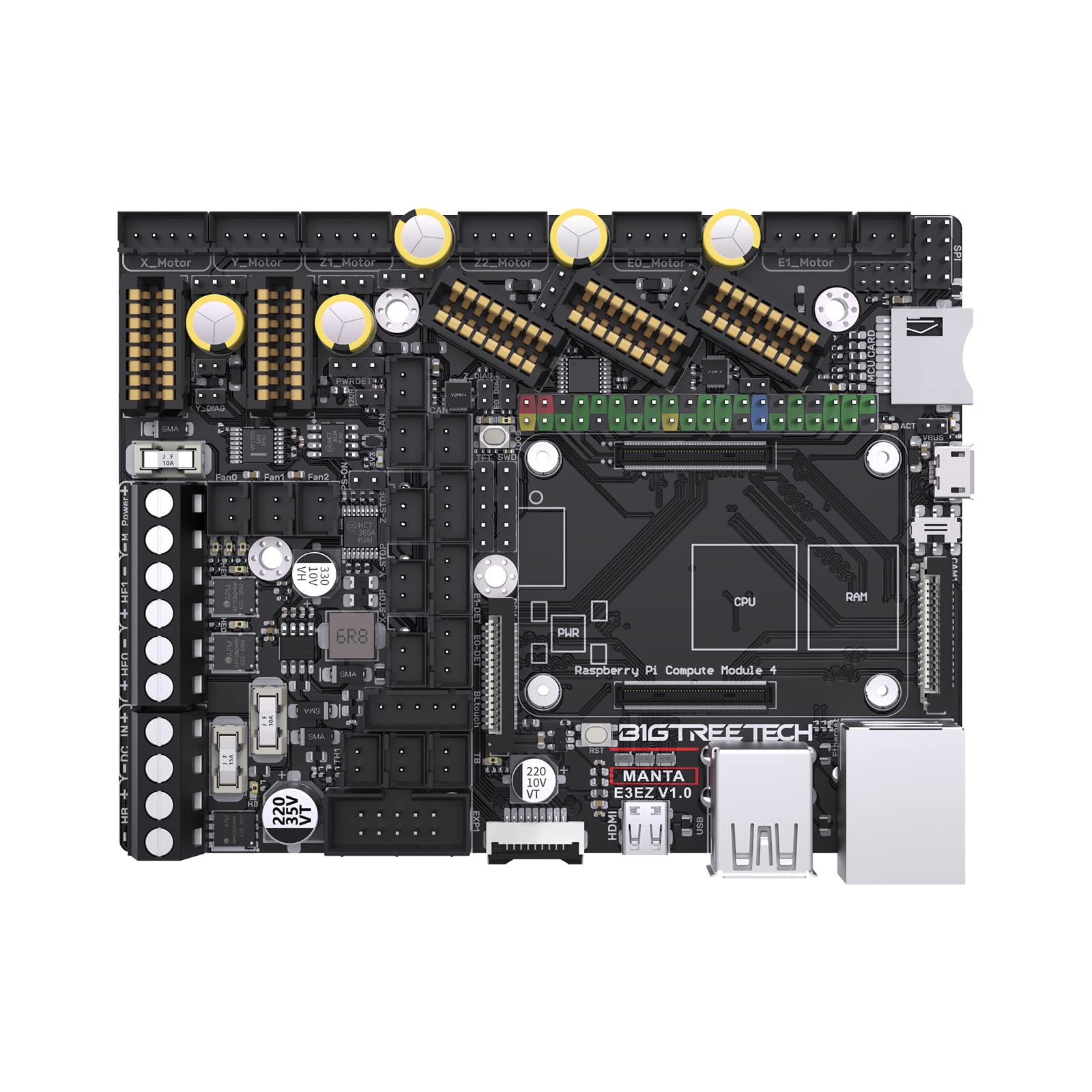 BIGTREETECH anta E3EZ V1.0 Control Board 32bit, nouvelle ise à niveau