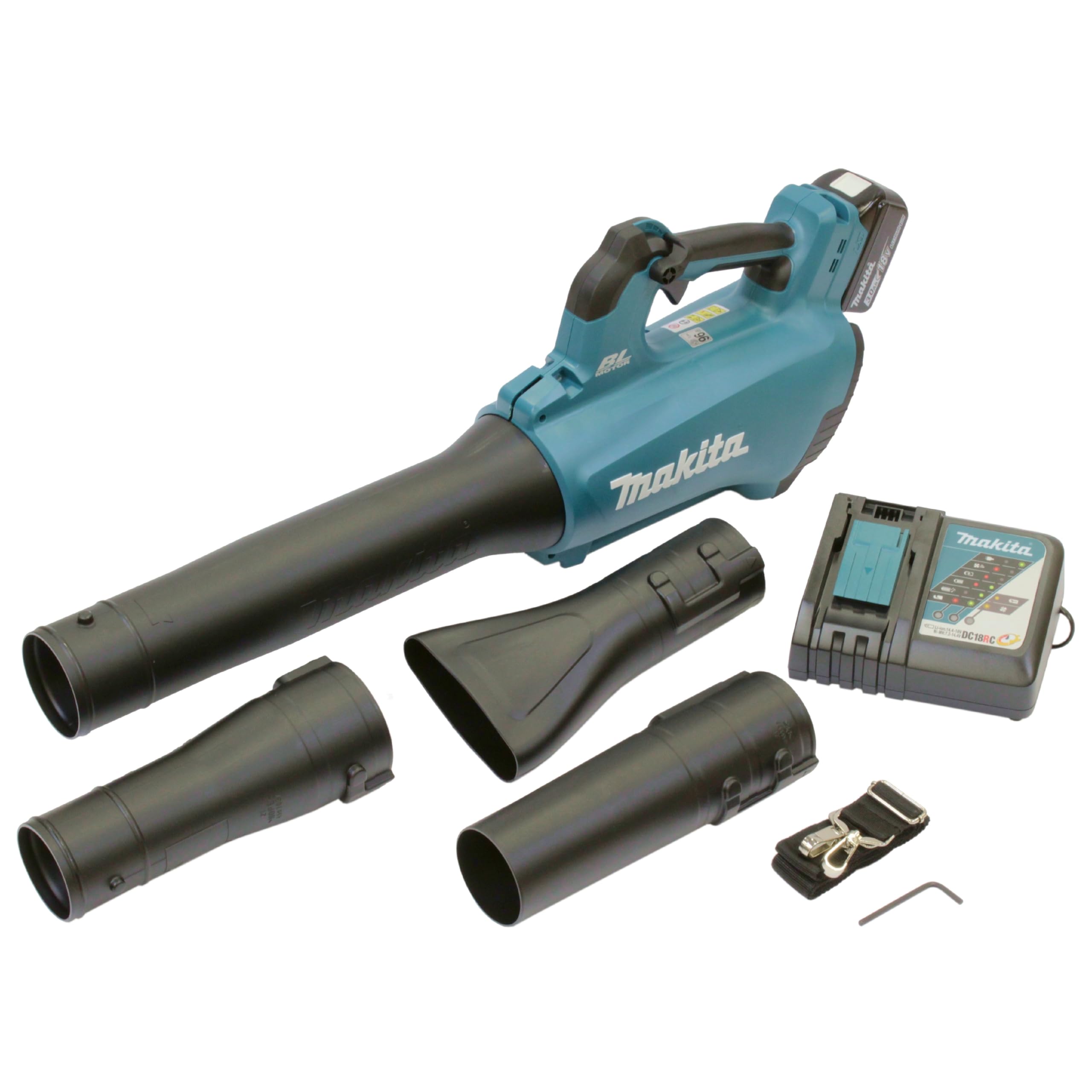 Makita Akku-Geblse DUB184RF, 18Volt (blau/schwarz, Li-Ionen Akku 3Ah)