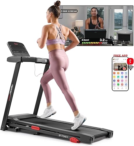 Miniatura 3 de Sunny Health & Fitness Cintas de correr inteligentes con Wi-Fi