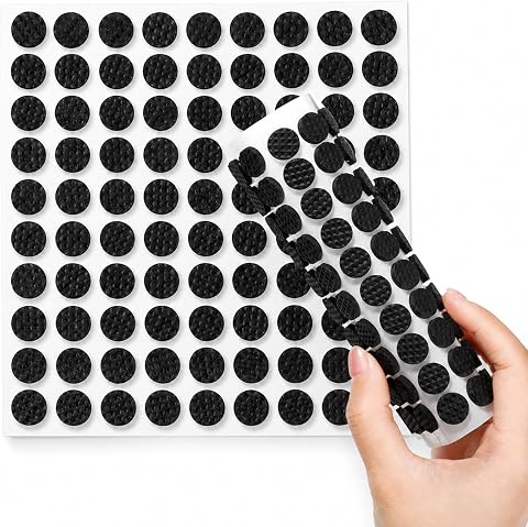 300 Pack Thin Felt Pads 3/8" 1cm Diameter Mini Foam Felt...