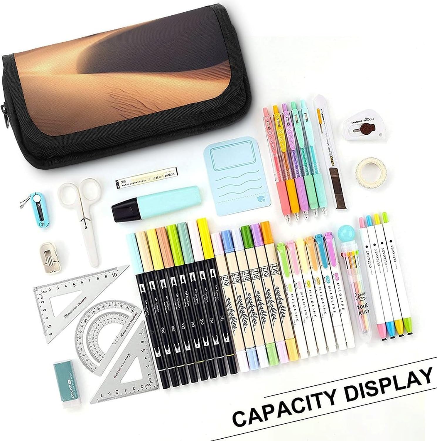 Sahara Desert Pencil Case Big Capacity Pencil Pouch image 4