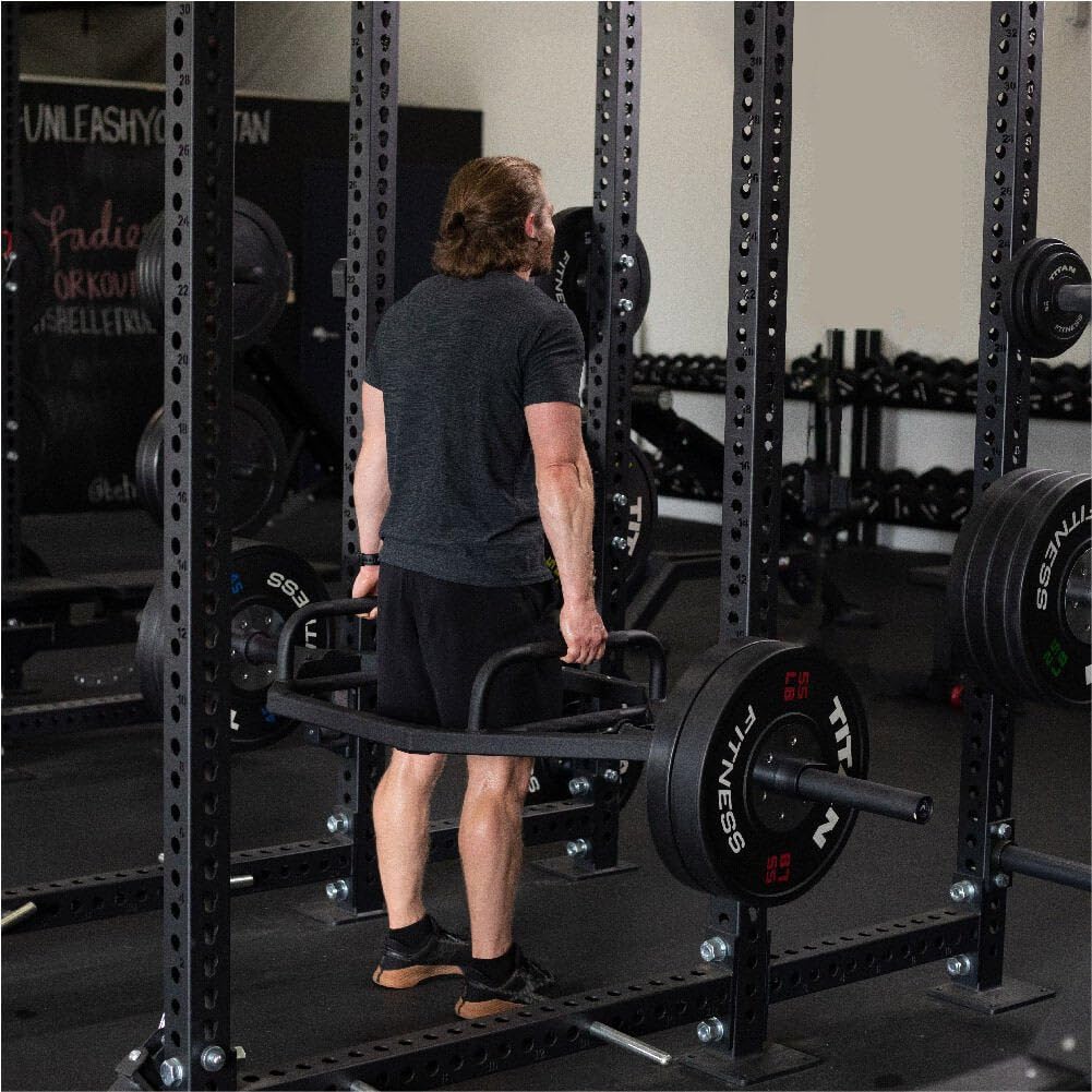 Titan Fitness Rackable Hex Trap Bar, 2-inch Olympic Weightlifting Titan Fitness Rackable Hex Trap Bar, 2-inch Olympic Weightlifting