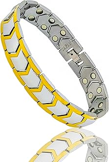 BP Titanium Bracelet Blood Pressure Control Chain Men-Women Bp Monitor Maintain Energy/Blood Circulation/Stamina/Strangth/Body Pain