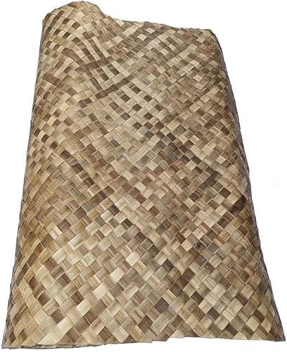 Miniatura 2 de Thaisan7 Lauhala - Rollo de tela natural de grado comercial, barra Tiki para revestimiento de pared para el hogar, jardín, granja, fiesta, hermosa