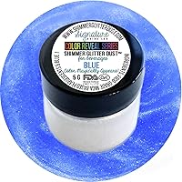 Vista 33 de Purpurina comestible para bebidas, purpurina brillante, polvo para bebidas para cócteles, cervezas, vinos y más. Serie color Green, 25 gramos Verde