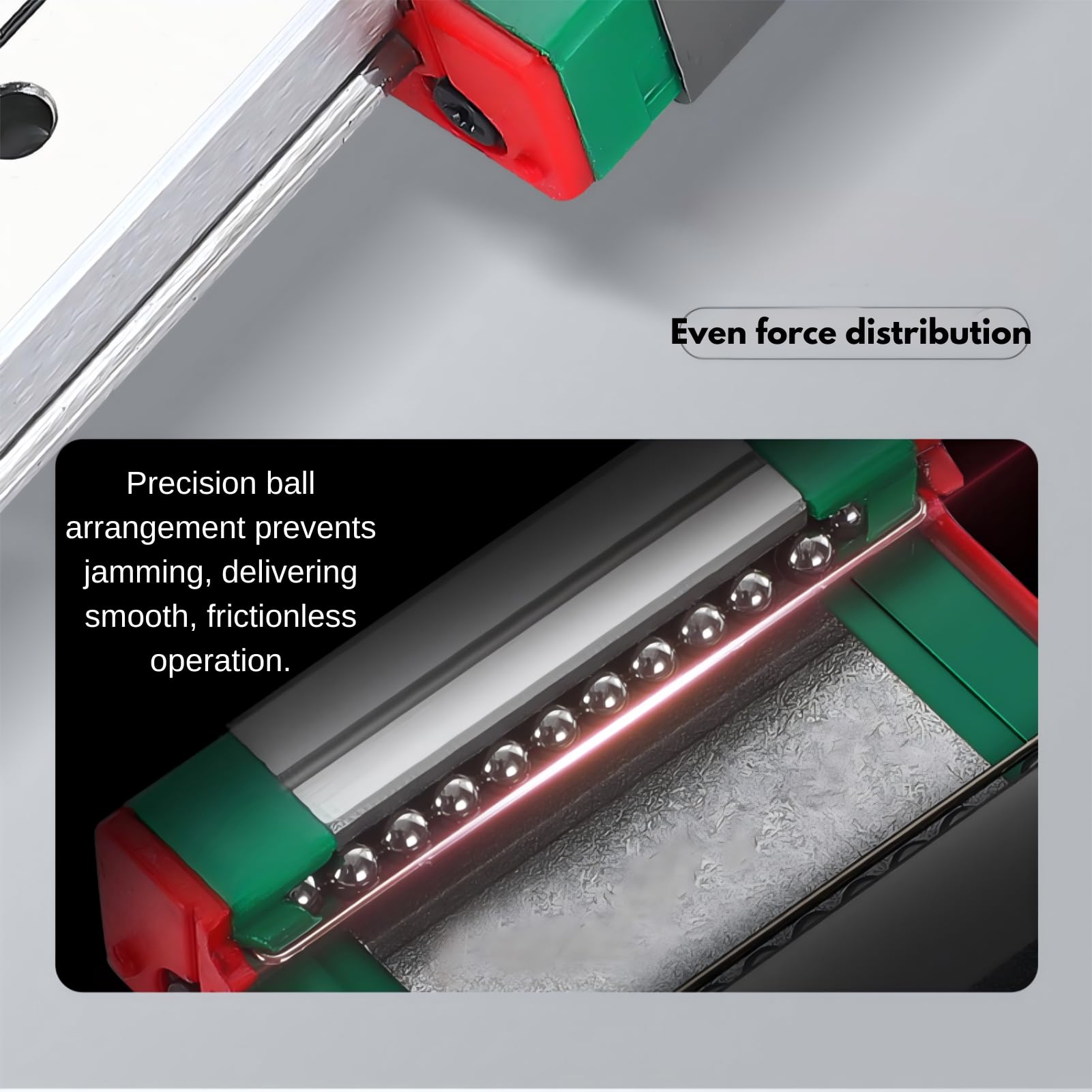 Riel Deslizante en Miniatura MGN12H 150mm Guía Lineal de Acero Inoxidable para Impresora 3D CNC