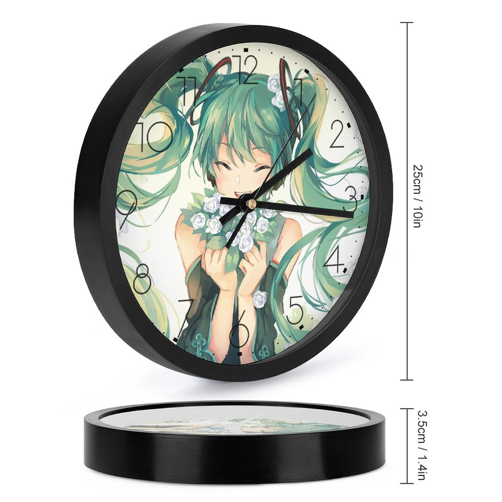 初音ミク 壁掛け時計 ローマ数字 希少 【公式通販】