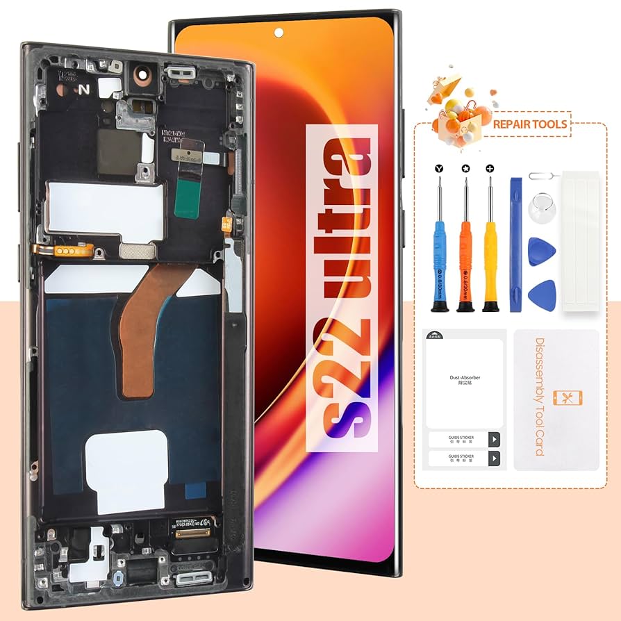 Amazon.com: AMOLED Screen for Samsung Galaxy S22 Ultra 5G