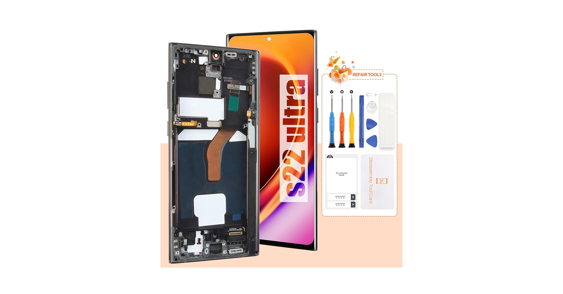 【画面新品】Samsung Galaxy S22 Ultra Amazon.com: Original for Samsung Galaxy S22 Ultra 5G Screen
