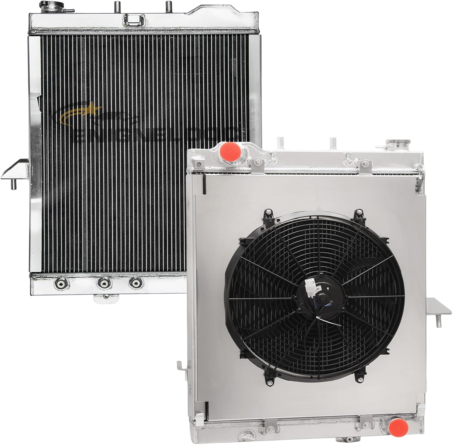 3 Row Core Aluminum Radiator For 2004-2009 Dodge Durango 2007-09 Chrysler Aspen Radiador Automotive Replacement Radiators Shroud Fan 2005 2006 2007 2008