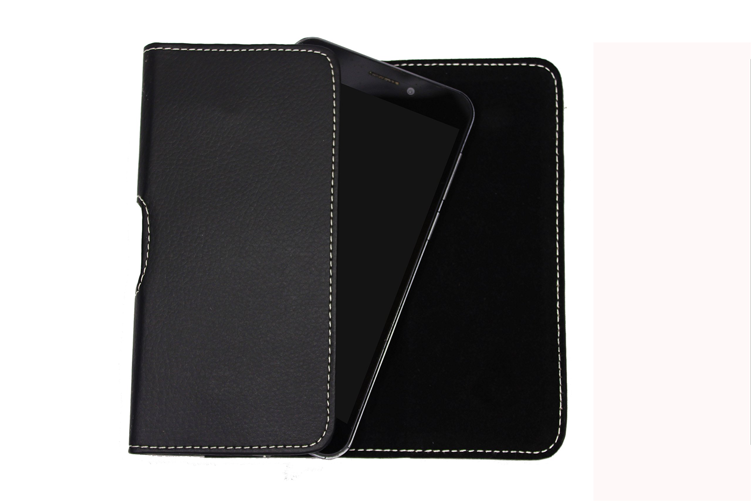 CASE CUSTODIA DA CINTURA CON PASSANTE KLBELT-01 ORIZZONTALE BLACK-RED