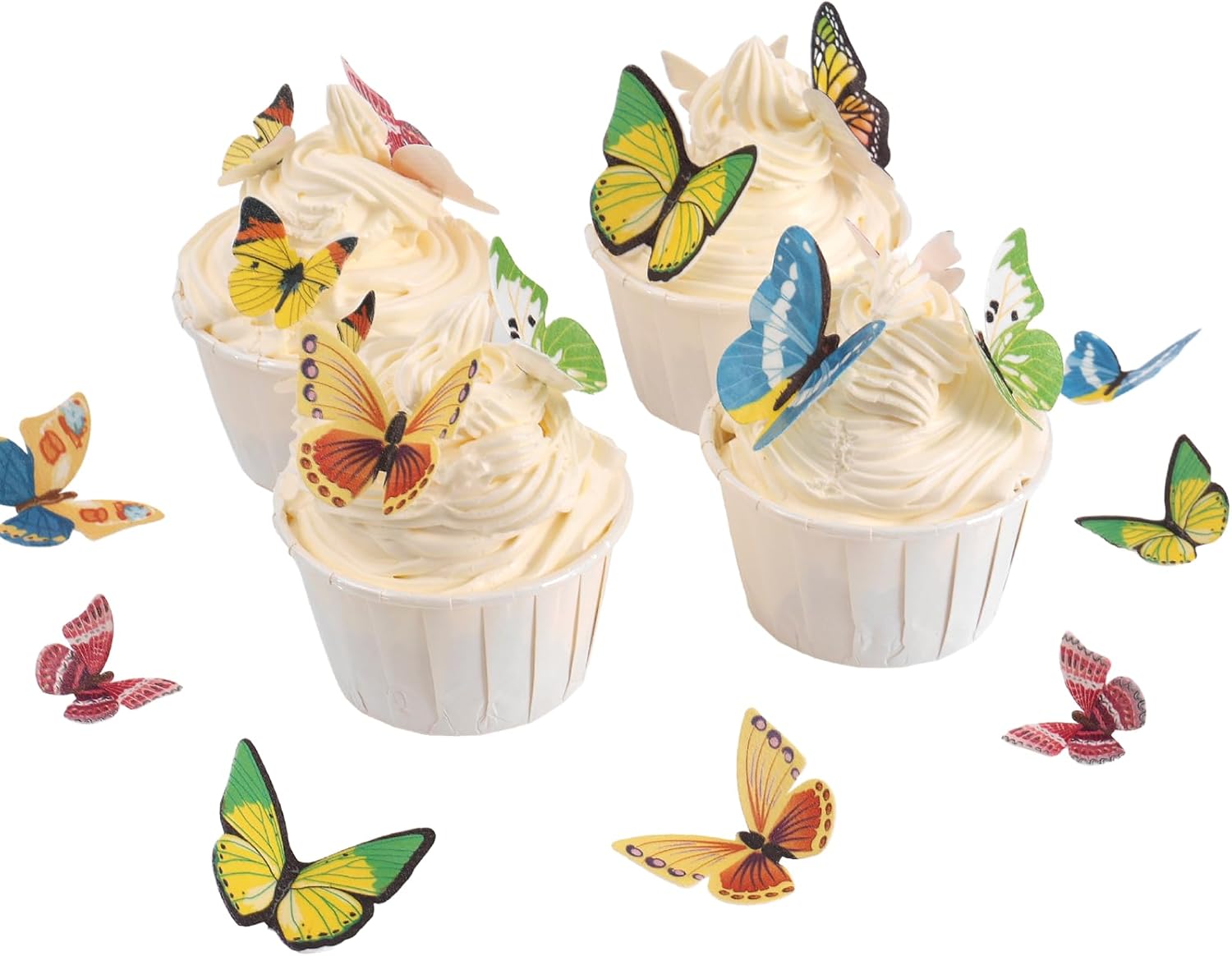 YOcity Wafer Paper Butterflies Cake Toppers Edible